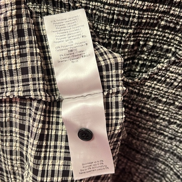 GANNI Stretch Seersucker Smocked Maxi Dress - Picture 10 of 11